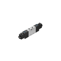 Distributeur électropneumatique à clapet série VUVS - G1/8" - 5/3 - centre fermé - 10 bar - 700l/mn - VUVS-L20-P53C-MD-G18-F7-1C1