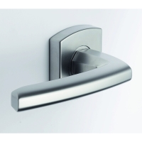 Ensemble sur rosace SCULT 6425 avec béquille - 40 mm - bec de cane - chromé velours