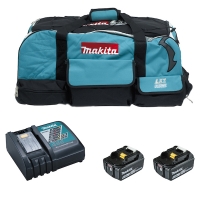 Pack batteries et chargeur pour outillage électroportatif LOT0154 - 2 batteries 5 Ah