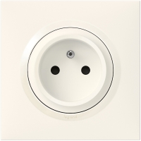 Prise de courant appareillage Dooxie One - 16A - 2P+T - blanc