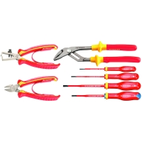 Jeu de pinces et tournevis isolés 1000 Volts - 7 pièces