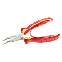 Pince à becs demi-ronds 195A.16VE - 160 mm - Longueur des becs : 50 mm