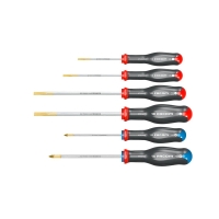 Jeu de 6 tournevis PROTWIST® ATD.J6PB Plat et Pozidriv®