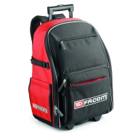 Sac à dos à roulettes avec poignée télescopique - 335 x 158 x 554 mm