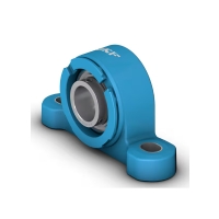 Palier complet à billes à semelle P2BC-TPSS - Diamètre intérieur 30 mm - Référence du roulement insert YAR 206-2LPW/SS - Largeur bague intérieure 38,1 mm - Entraxe de fixation 119 mm