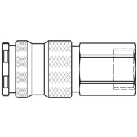 Coupleur rapide Premium profil ARO 22KAIW - DN5,5 mm - laiton nickelé - femelle - G1/4