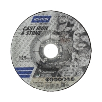 Meule à ébarber CASTE IRON & STONE - déportée - diamètre 125 mm - épaisseur 6,5 mm