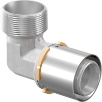 Coude 90° à sertir filetage mâle S-Press 40-1"1/4