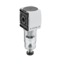Filtre pneumatique AS1-FLS - 5 µ - G1/4" - purge semi-automatique