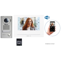 Kit Interphone vidéo JVS1V en saillie avec écran 7 pouces WI-FI
