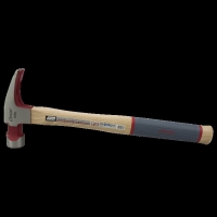 Marteau de coffreur magnétique manche hickory et bi-matière - Poids : 680 g