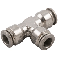 Raccord instantané Té 60230X - 8 mm - acier inoxydable 316L