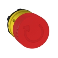Tête de bouton-poussoir d'arrêt d'urgence Harmony XB5 - D30 - 22 mm