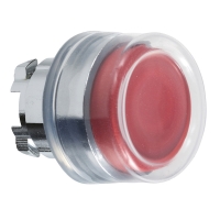 Tête de bouton-poussoir + capuchon IP69K Harmony XB4 - 22 mm - rouge