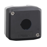 Boîte à boutons vide avec couvercle Harmony série XAL - 1 trou - XALD01