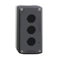 Boîte à boutons vide avec couvercle Harmony série XAL - 3 trous - XALD03