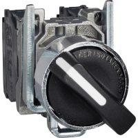 Bouton tournant à manette Harmony XB4BD - D22 mm - 3 positions rappel au centre - 2F