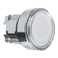 Tête de bouton-poussoir lumineux LED Harmony XB4 - 22 mm - blanc