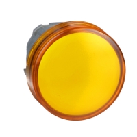 Tête de bouton-poussoir lumineux LED Harmony XB4 - lisse - 22 mm - orange