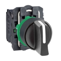 Bouton tournant à manette Harmony série XB5AD - 22 mm - 2 positions fixes - 1O+1F - XB5AD25