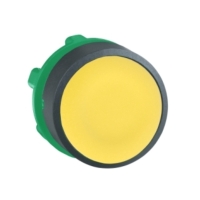 Tête de bouton-poussoir affleurant Harmony XB5 - jaune
