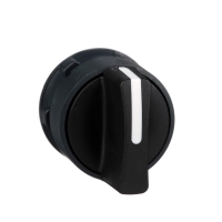 Tête de bouton tournant à manette Harmony XB5 - 2 positions - 22 mm - noir