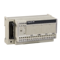 Embase de raccordement passive Telefast ABE7H16R - 16 E/S - LED - bornier à vis, rail DIN