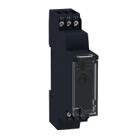 Relais de temporisation série RE17R-MU - 24VDC/24 à 240VAC - rail din - relais - 1OF - repos - R17RCMU