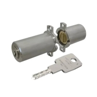 Cylindre rond 753 (le jeu) adaptable sur serrure FICHET - Laiton nickelé