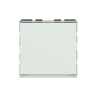 Poussoir ou poussoir inverseur avec porte étiquette MOSAIC - 6 A - blanc