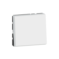 Interrupteur va-et-vient MOSAIC EASY-LED - Fonction : va-et-vient - Nombre de modules : 2 - Intensité : 10 A - Coloris : blanc