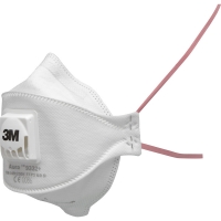 Masque usage unique pliable Aura™ 9300+ avec soupape (boîte de 10) - FFP3 NR D