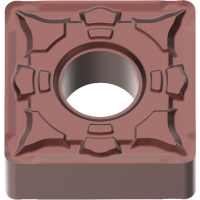 Plaquette de tournage négative carbure SNMG-SS3 - Longueur d'arête de coupe : 12,7 mm - Rayon : 0,8 mm - Revêtement : PVD - TP10AS