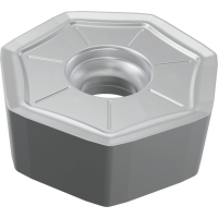 Plaquette de fraisage carbure XNGX-W - Longueur d'arête de coupe : 7 mm - Rayon : 1 mm - Revêtement PVD - MP30BM