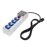 Coffret électrique de chantier monophasé - 16 A - 4 PC - 230 V + AU + câble