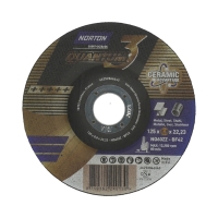 Meule à tronçonner QUANTUM 3 - déporté - diamètre 125 mm - épaisseur 0,8 mm