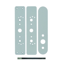 Plaque d'aptation pour serrure antipanique push argent