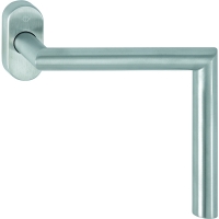 Poignée de fenêtre AMSTERDAM PMR inox F69 carré de 7 mm longueur réglable de 32 à 42 mm gauche