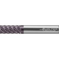 Fraise à dresser MC128-B carbure - Diamètre : 10 mm - Revêtement : TiAlN - Nombre de dents : 6 - Longueur de coupe : 22 mm - Queue cylindrique