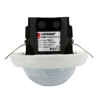 Détecteur présence faux plafond LUXOMAT PD4N-1C-C - 360° - 2 x 20 m - blanc