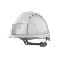 Casque de protection EVO®2 ventilé avec porte-badge - blanc