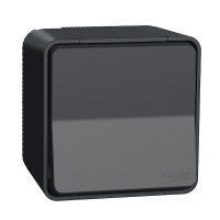 Bouton poussoir saillie MUREVA STYL - gris