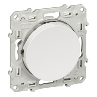 Poussoir ODACE - 10 A - blanc