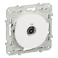Prise TV ODACE - blanc