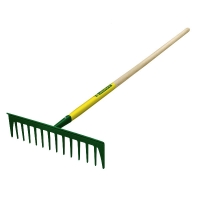 Râteau Batipro 16 dents droites avec manche en bois 150 cm