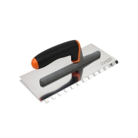 Platoir cranté dents à 45 degrés avec lame en inox - 280 x 130 mm
