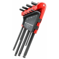 Jeu de clés mâles longues tête sphérique 83SH.JPAAPF - Diamètre minimal et maximal de la tête : 1,5 à 8 mm - Sphérique