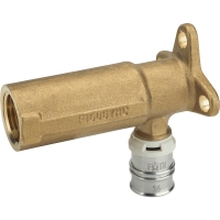 Coude 90° applique long à sertir pour tube multicouche - 1/2" - 16 mm - Longueur 78 mm