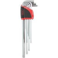 Râtelier de 9 clés mâles extra longues pour vis abimées 67-HR9A - 1,5 à 10 mm