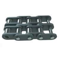 Chaîne à rouleaux double BS ALPHA PREMIUM INOX cire - ISO 10B2 - Diamètre rouleau : 10,16 mm - Entreplaque intérieur : 9,65 mm